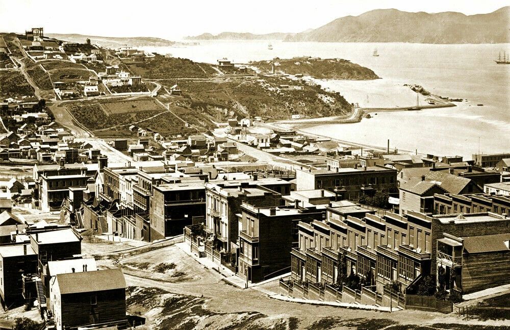 1869 The Golden Gate San Francisco Ca Vintage Retro Old Photo Reprint
