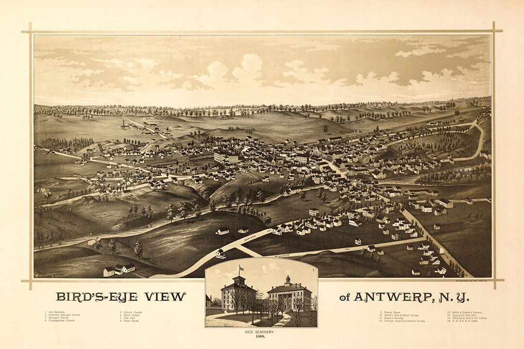 1872 Milwaukee Wisconsin Vintage Old Panoramic City Map Jigsaw Puzzle