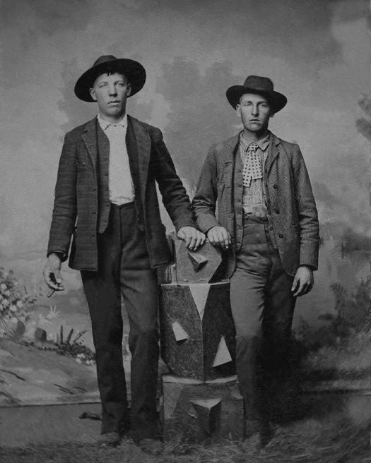 1875 Brothers Cole & Bob Younger Glossy Magnet Old West Portrait James Gang