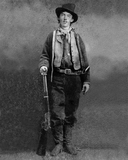 1879 Old West Outlaw Billy The Kid Glossy Photo Vintage Gunfighter Print