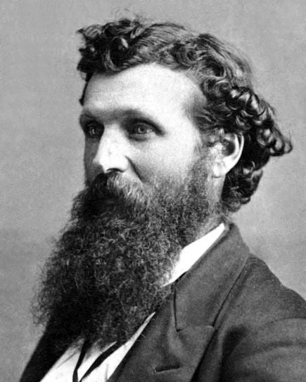 1880 Famous Writer John Muir Glossy Magnet Author Portrait Naturalist Print