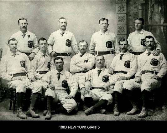 1883 New York Giants Ny Team Photo Baseball Picture Mlb