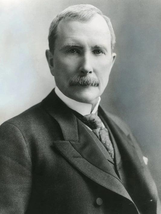 1884 John D Rockefeller American Businessman Portrait Picture Magnet Print