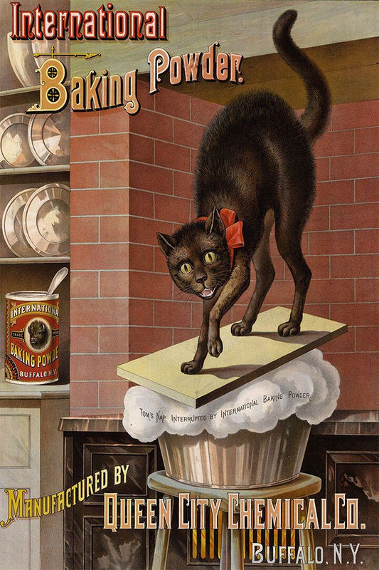 1885 Baking Powder Vintage Style Advertising Wall Home Decor Keychain