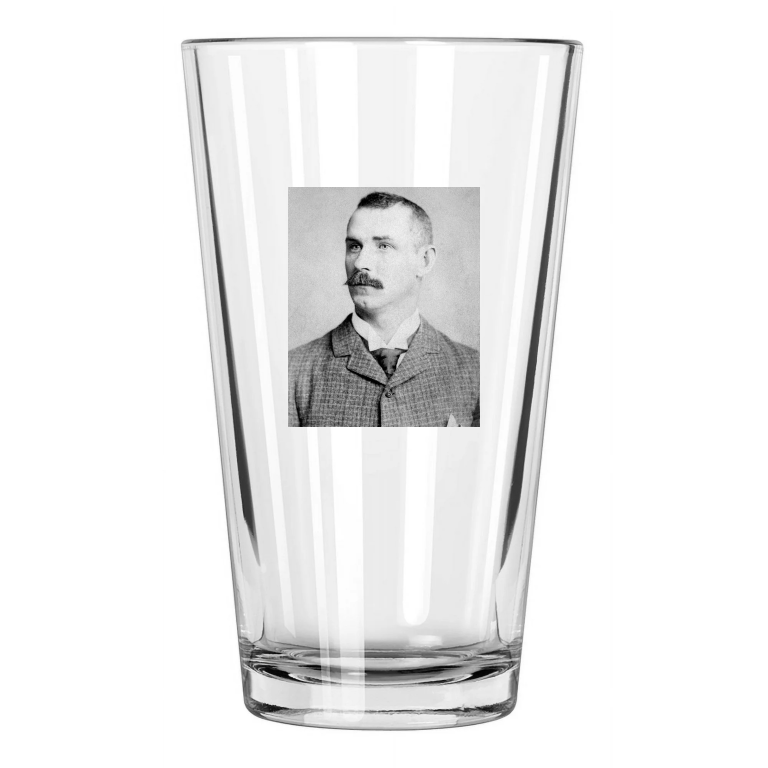 1885 New York Giants Gothems Roger Connor Photo Pint Beer Drinking Glass