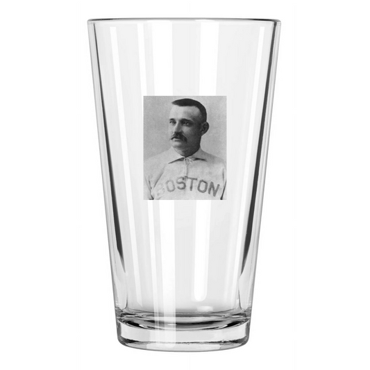1887 Boston Beaneaters Charles Radbourn Vintage Reprint Pint Beer Drinking Glass