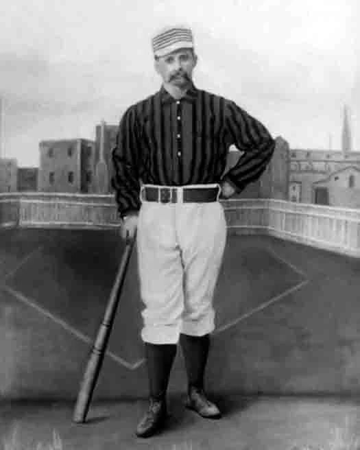 1887 New York Giants Jim O'Rourke Glossy Photo Baseball Print Hof 45