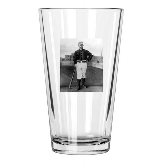 1887 New York Giants Jim O'Rourke Photo Baseball Hof 45 Pint Beer Drinking Glass