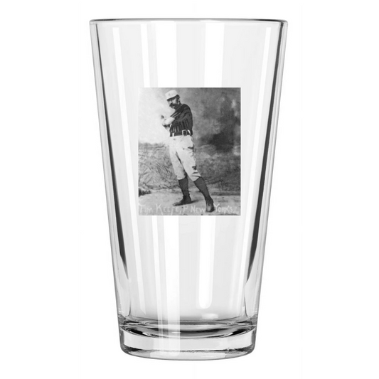 1887 New York Giants Timothy 'Tim' Keefe Photo Hof 64 2 Pint Beer Drinking Glass