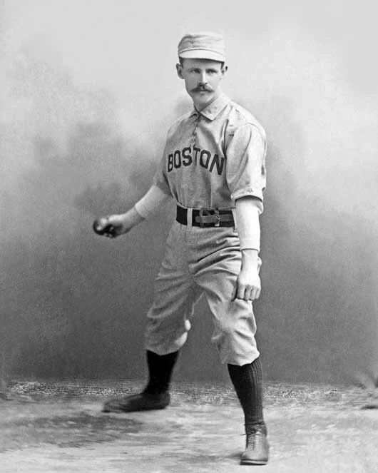 1888 Boston Beaneaters John Clarkson Glossy Keychain Baseball Print Hof 63