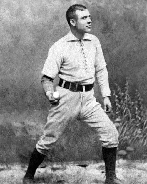 1888 New York Giants Mickey Welch Glossy Keychain Baseball Print Hof 73