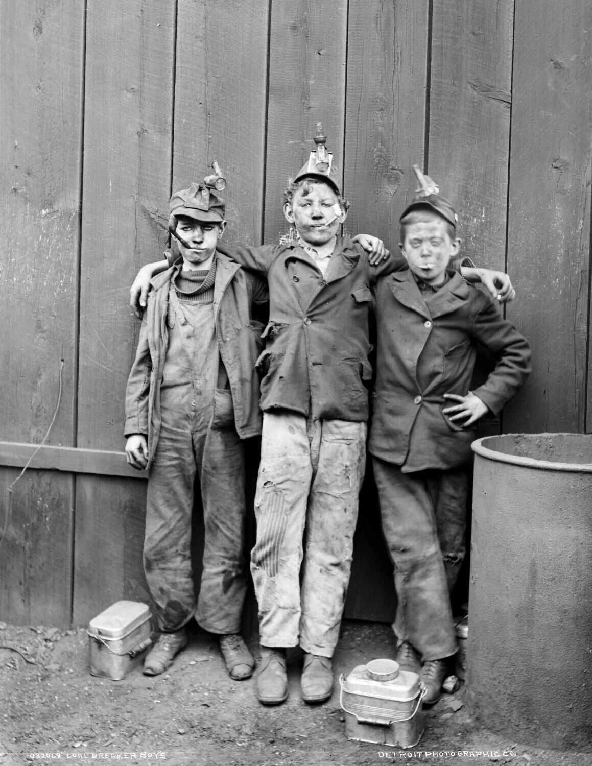 1890 1910 Coal Breaker Boys Pennsylvania Vintage Old Photo Picture Print