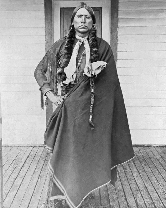 1890 Comanche Chief Quanah Parker Glossy Magnet Native American Magnet