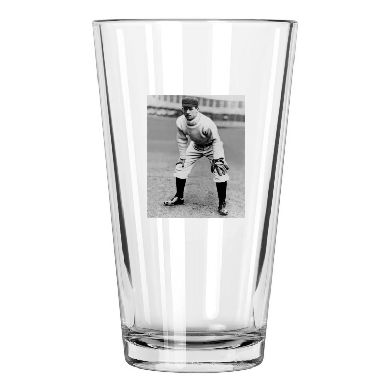 1890'S Baltimore Orioles John Mcgraw Photo Baseball Pint Beer Drinking Glass