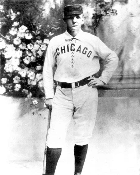 1890'S Chicago White Stockings Adrian Cap Anson Glossy Photo Baseball Print