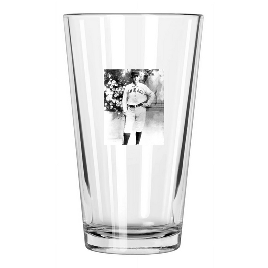 1890'S Chicago White Stockings Adrian Cap Anson Baseball Pint Beer Glass