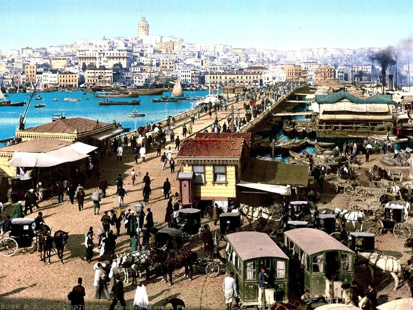 1890S Constantinople Turkey Cityscape Classic Picture Magnet Art Print