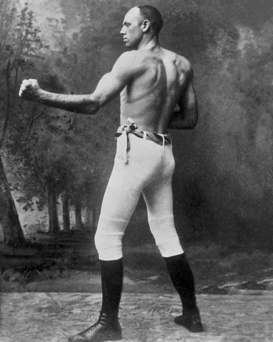 1891 Boxing Champion Bob Fitzsimmons Glossy Magnet Boxer Magnet 2