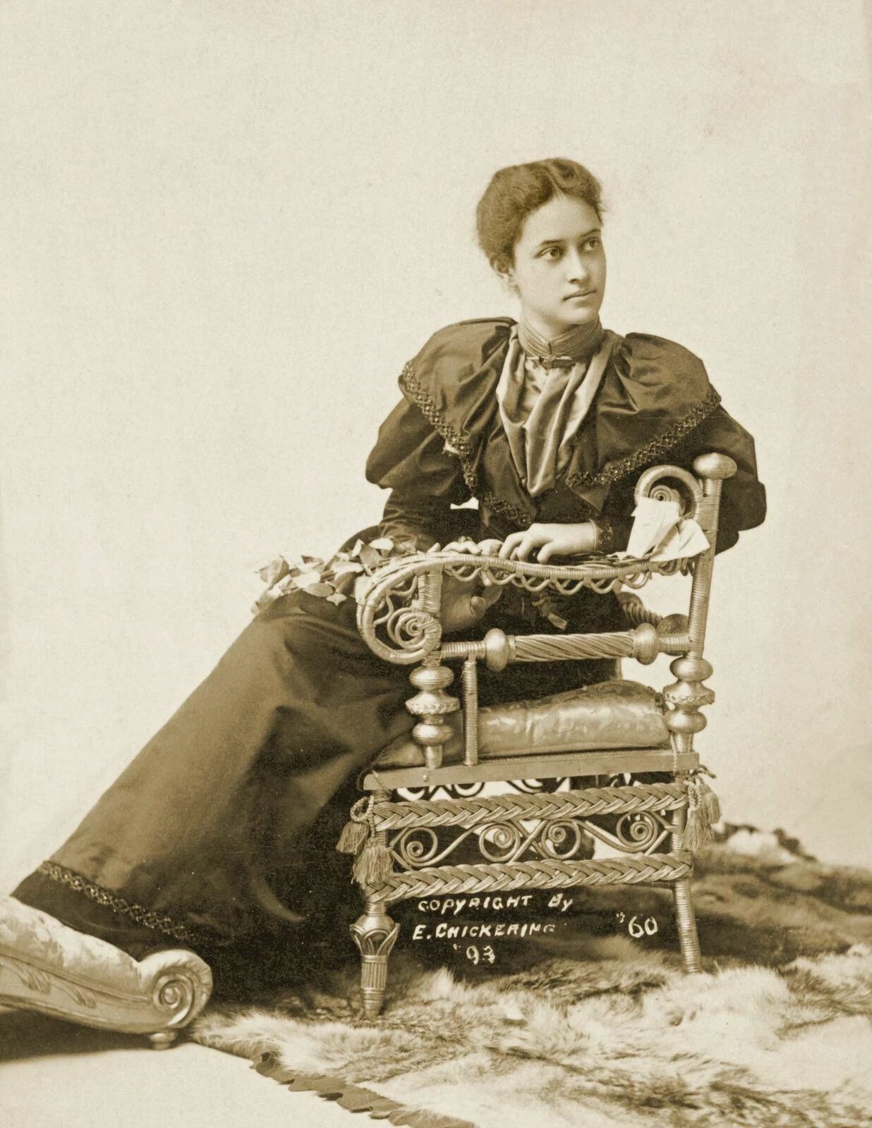 1893 Princess Kaiulani Of Hawaii Vintage Old Magnet Picture Reprint
