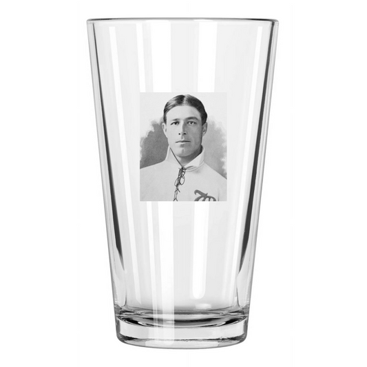 1895 Boston Beaneaters Jimmy Collins Baseball Portrait Pint Beer Drinking Glass