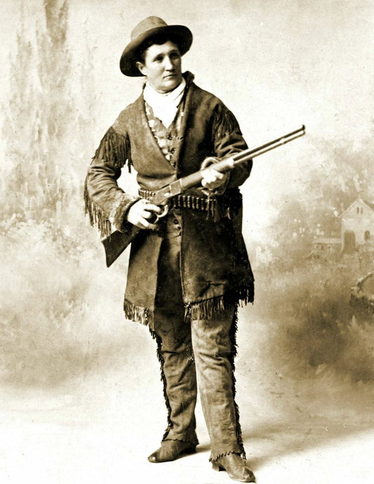 1895 Calamity Jane Vintage Old Cowboy Western Keychain Reprint