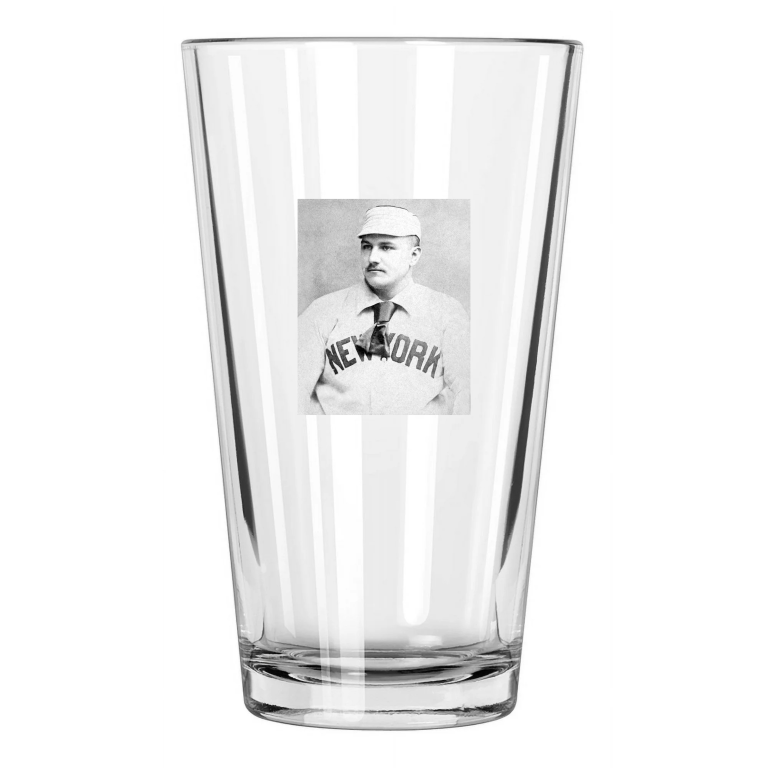 1895 New York Giants Amos Rusie Vintage Baseball Reprint Pint Beer Glass