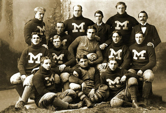 1895 University Of Michigan Football Team Vintage Old Keychain Reprint
