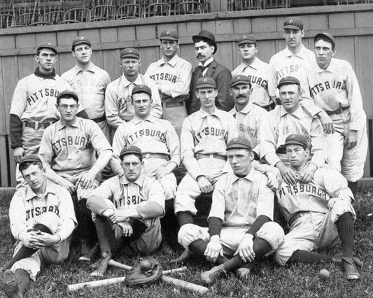 1896 Pittsburgh Pirates Team Roster Keychain Connie Mack Jack Beckley Print