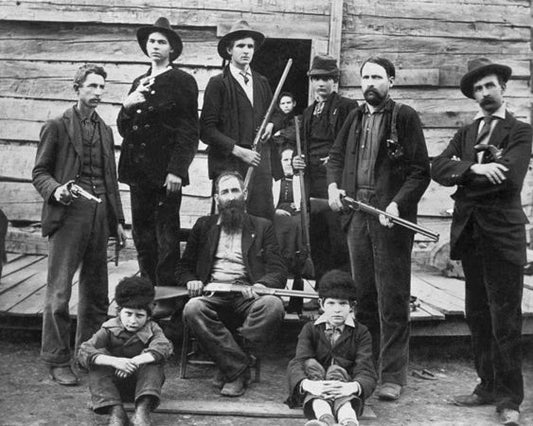 1897 Men Of The Hatfields Family Glossy Magnet Old West Portrait Mccoys