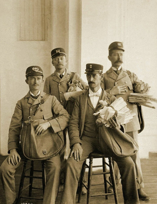 1897 Post Office Employees Tennessee Centennial Old Photo Mail Reprint