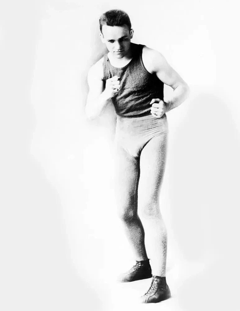 1898 Boxer Mike Gibbons Retro Historic Fighter Mma Picture Photo