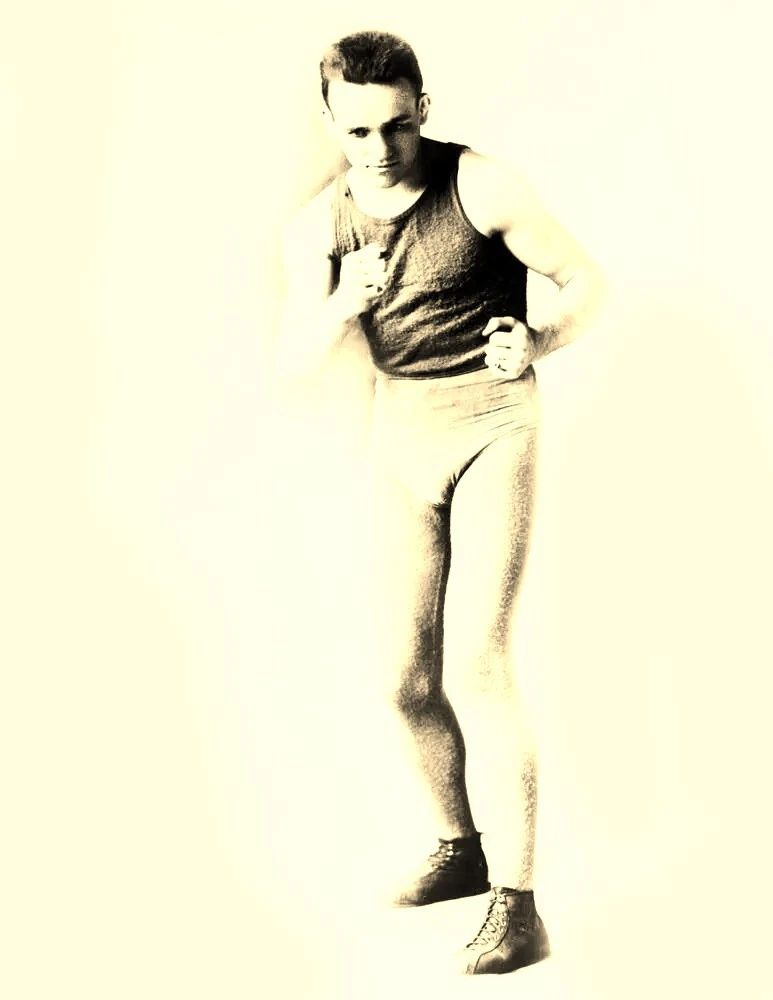 1898 Boxer Mike Gibbons Retro Vintage Fighter Mma Picture Photo