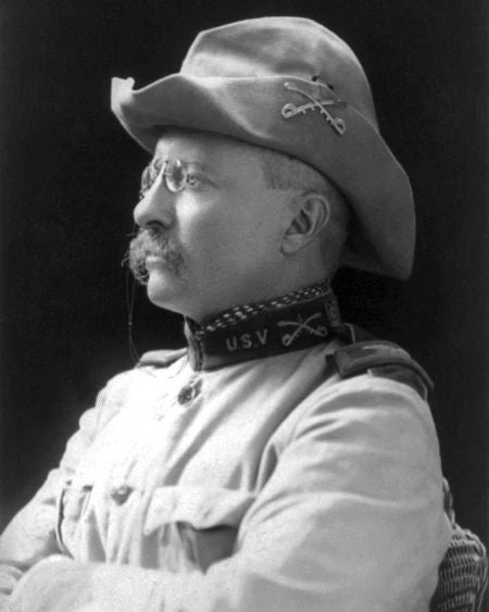 1898 Colonel Theodore 'Teddy' Roosevelt Glossy Keychain 'Rough Rider' Print 2