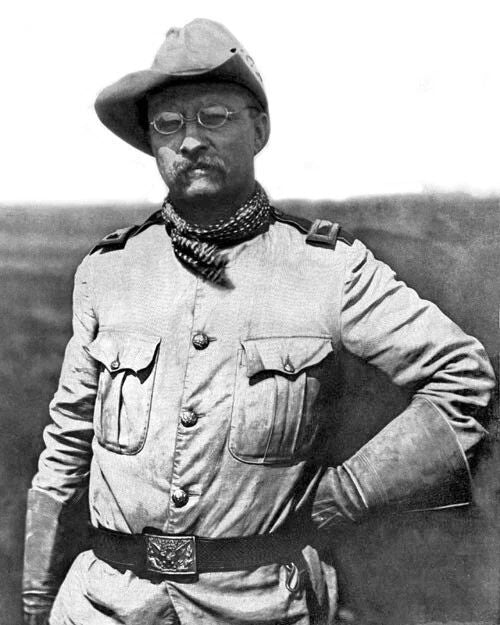 1898 Colonel Theodore 'Teddy' Roosevelt Glossy Magnet 'Rough Rider' Print 3