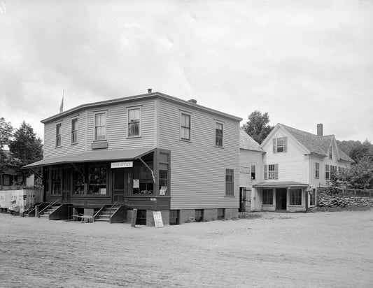 1898 Dentist & Post Office West Boylston Ma Old Photo Reprint