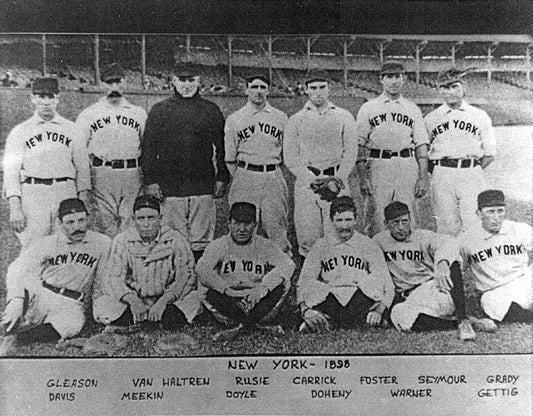 1898 New York Giants Ny Team Photo Baseball Picture Mlb