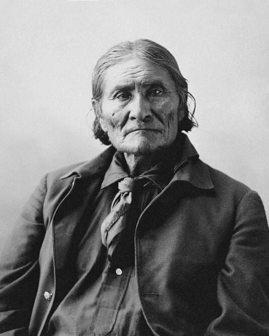 1898 Native American Indian Geronimo Glossy Photo Apache Leader Print