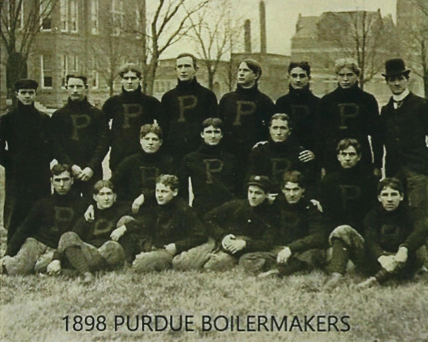 1898 Purdue Boilermakers Team Keychain Picture Ncaa Football