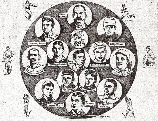 1899 Hamilton Baseball Team Photo Picture Canadian League