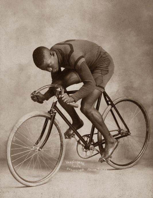 1899 Marshall Major Taylor Cycling Legend Old Vintage Keychain Reprint