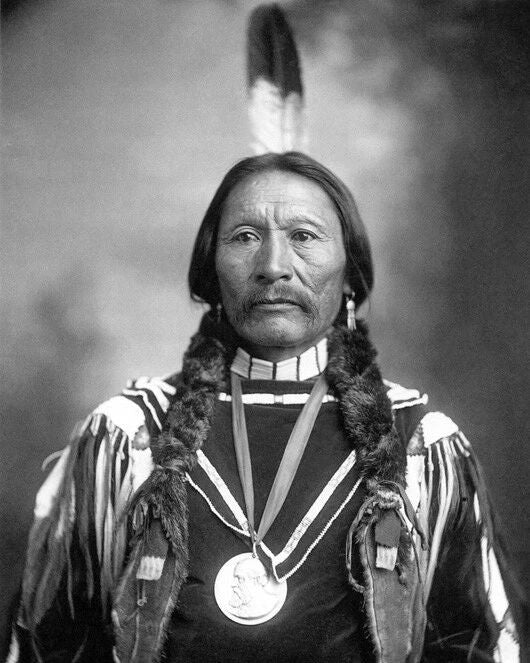 1899 Native American Chief Buckskin Charley Photo Southern Ute Tribe Print