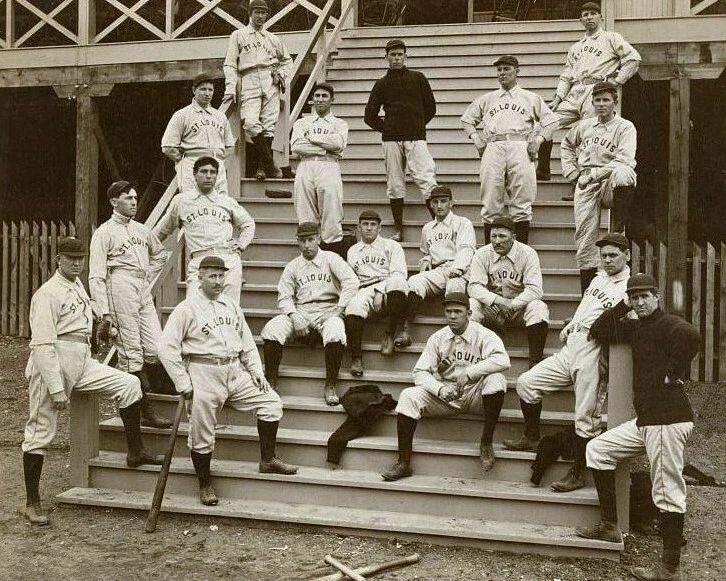 1899 St. Louis Perfectos Magnet Baseball Picture Mlb