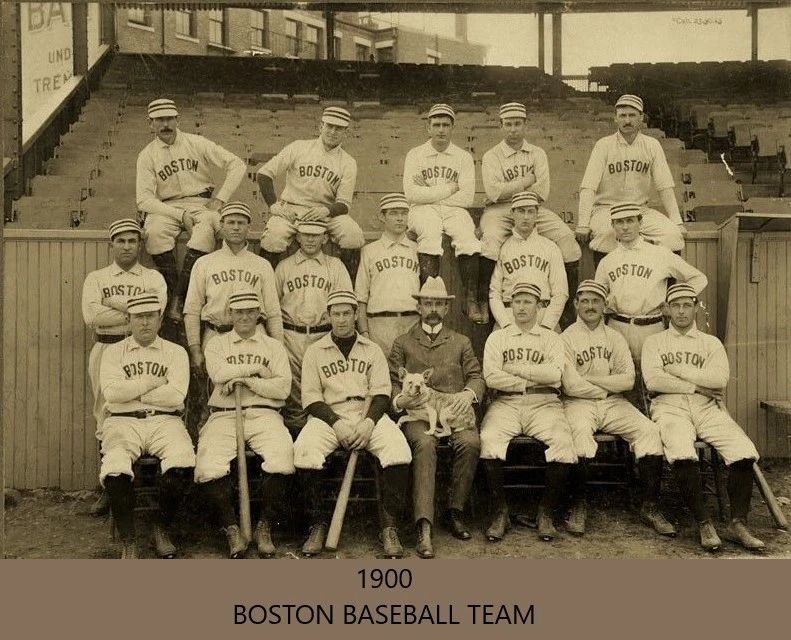 1900 Boston Baseball Team Magnet Baseball Picture Mlb