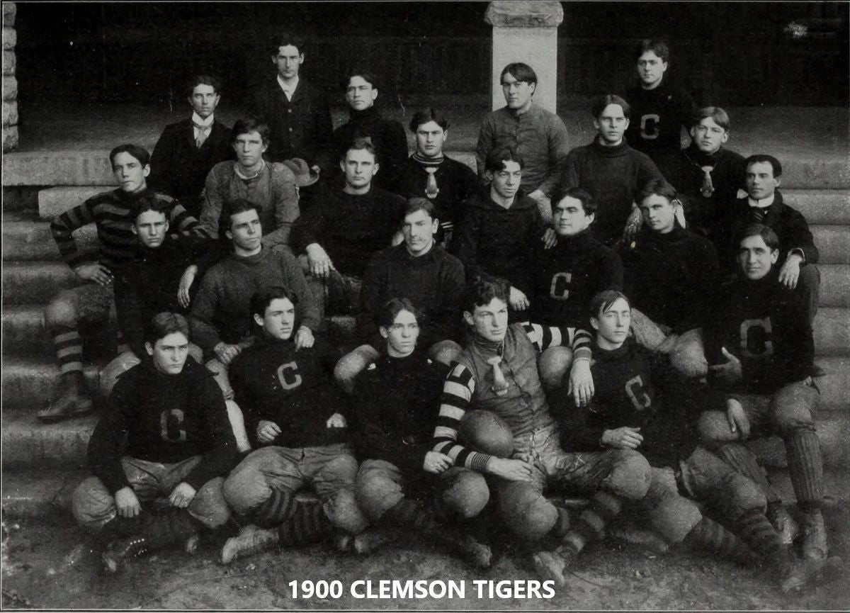 1900 Clemson Tigers Photo Team Picture Ncaa Football 300 Piece Jigsaw Puzzle