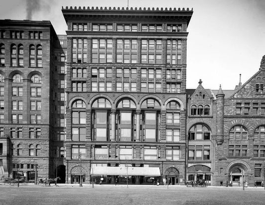 1900 Fine Arts Building Chicago Illinois Old Vintage Magnet Reprint