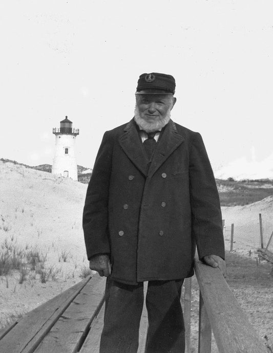 1900 Ipswich Beach Lightkeeper Ma Vintage Old Keychain Reprint