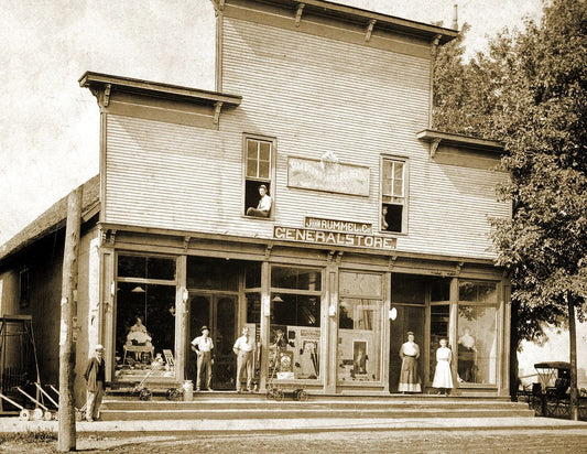 1900 Rummel'S General Store Michigan Old Vintage Keychain Reprint
