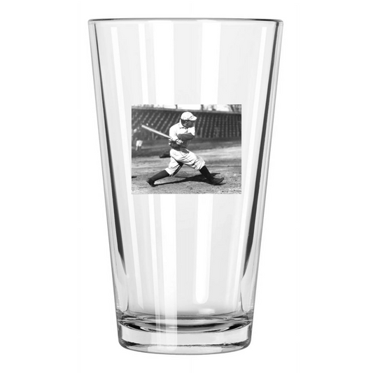 1900S New York Highlanders Wee Willie Keeler Baseball Pint Beer Drinking Glass