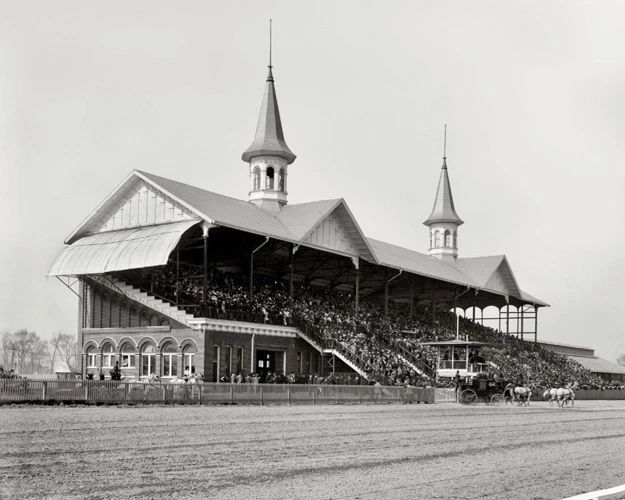 1901 Churchill Downs Racetrack Kentucky Derby Glossy Photo Print Poster