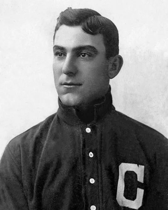 1902 Cleveland Naps Nap Lajoie Photo Glossy Vintage Baseball Print Portrait